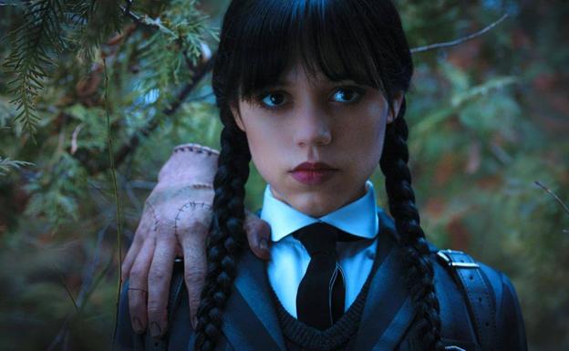 Jenna Ortega en 'Miércoles'. 