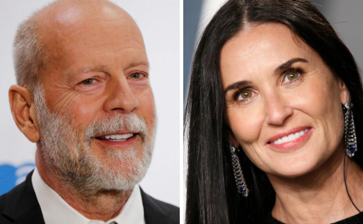 Bruce Willis y Demi Moore