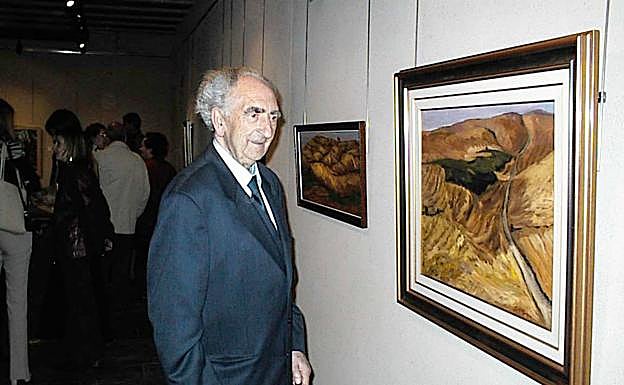 José Tubía Rosales, en una exposición en 2003 