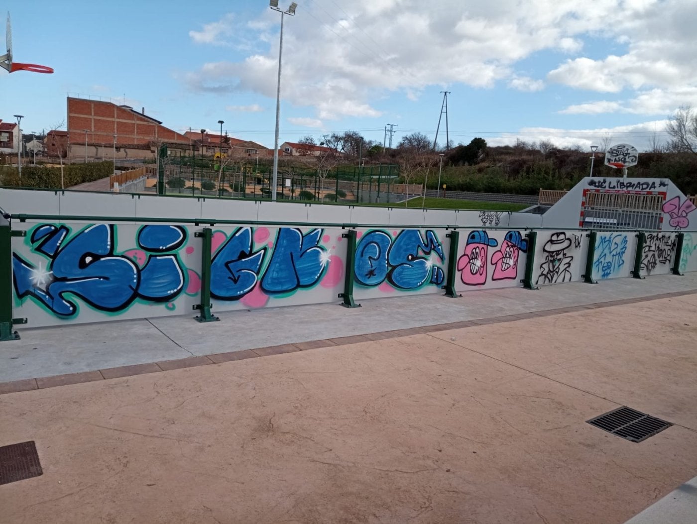 Parque de Valvanera que apareció pintado en Entrena. 