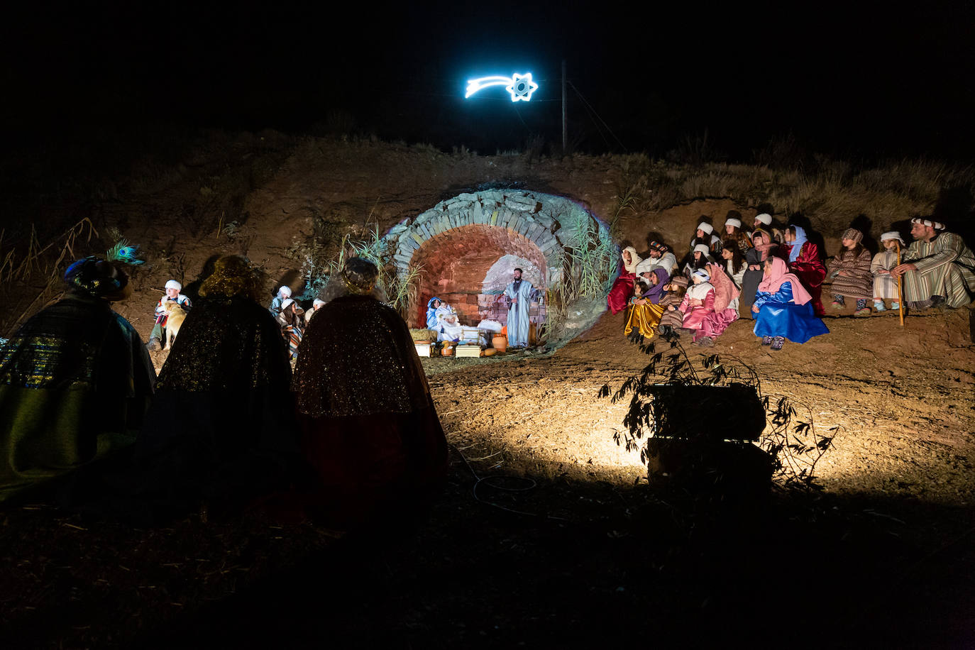 Fotos: Representación del Belén Viviente de Alcanadre en su cincuenta aniversario