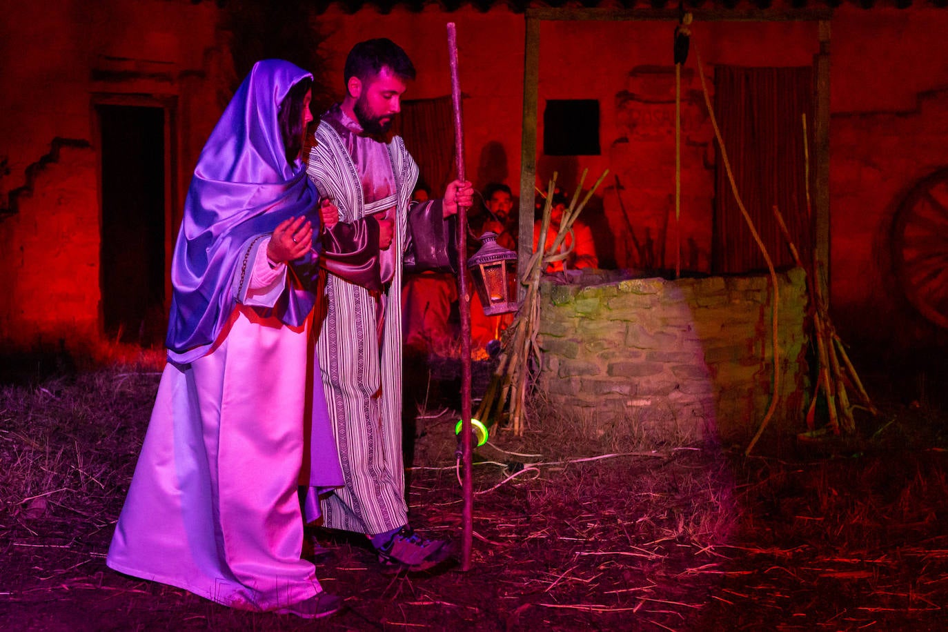 Fotos: Representación del Belén Viviente de Alcanadre en su cincuenta aniversario