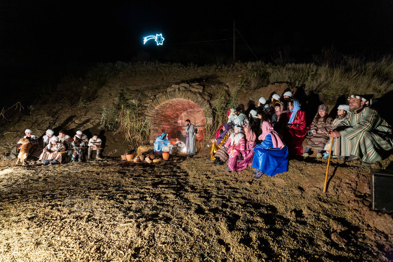 Fotos: Representación del Belén Viviente de Alcanadre en su cincuenta aniversario