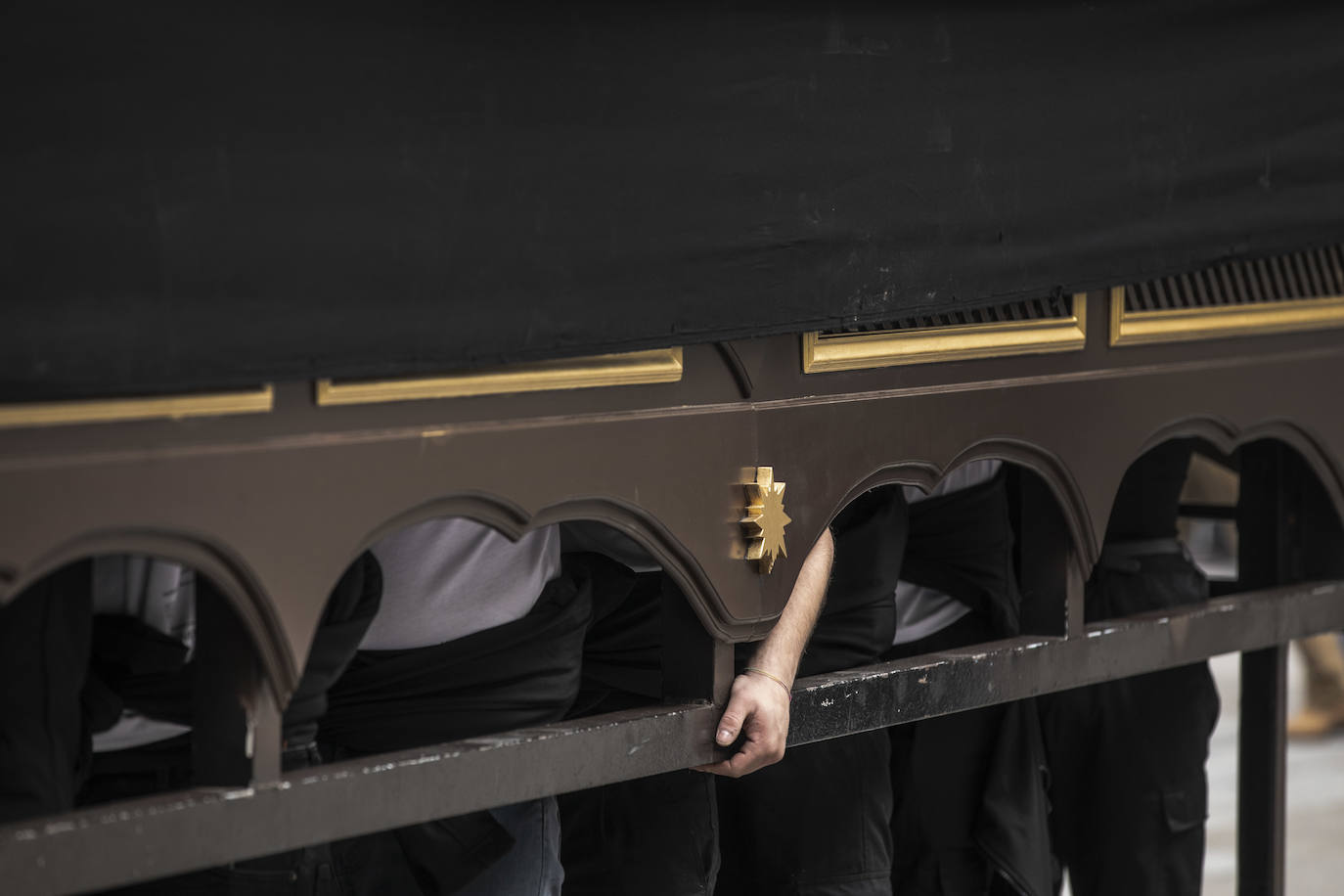 Ensayo solidario de la cofradía de Entrada de Jesús en Jerusalén