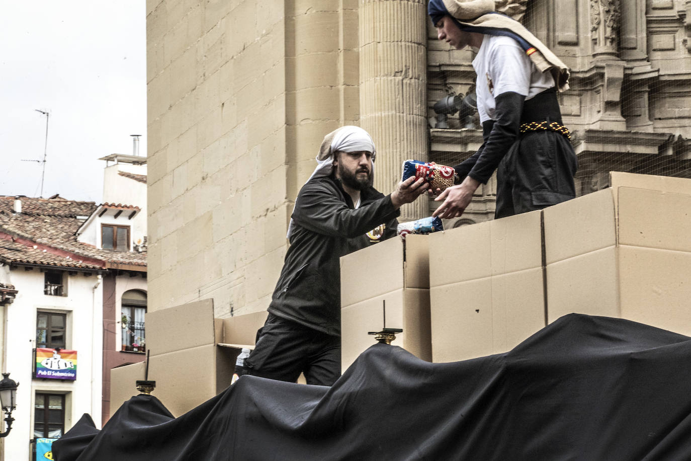 Ensayo solidario de la cofradía de Entrada de Jesús en Jerusalén