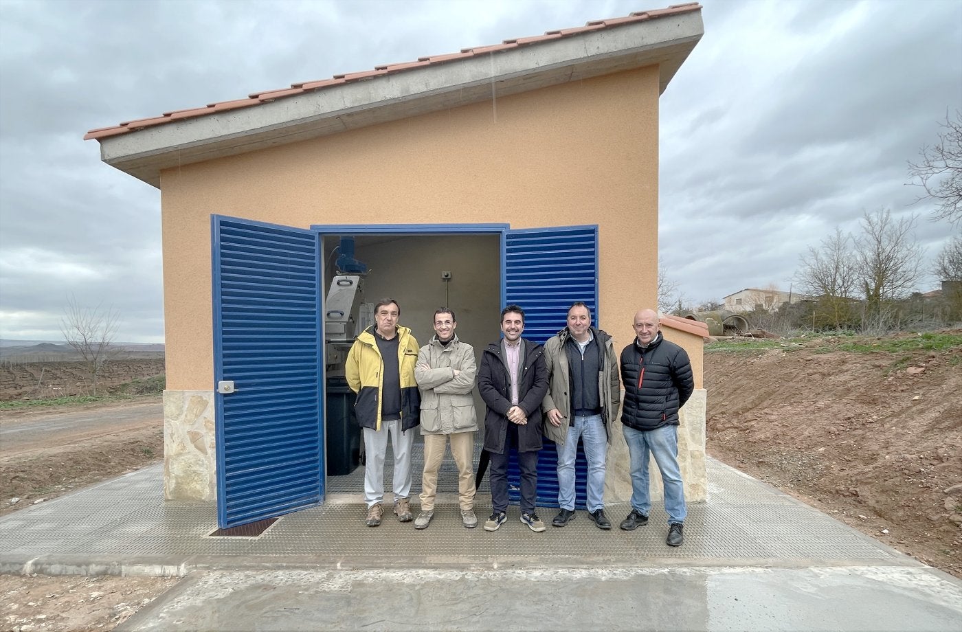 Nueva estación de bombeo de Arenzana de Arriba.