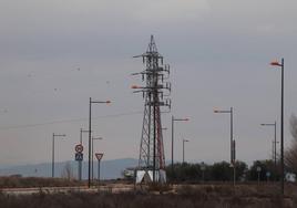 Imagen del polígono La Senda de Alfaro, sin torres del suministro eléctrico.