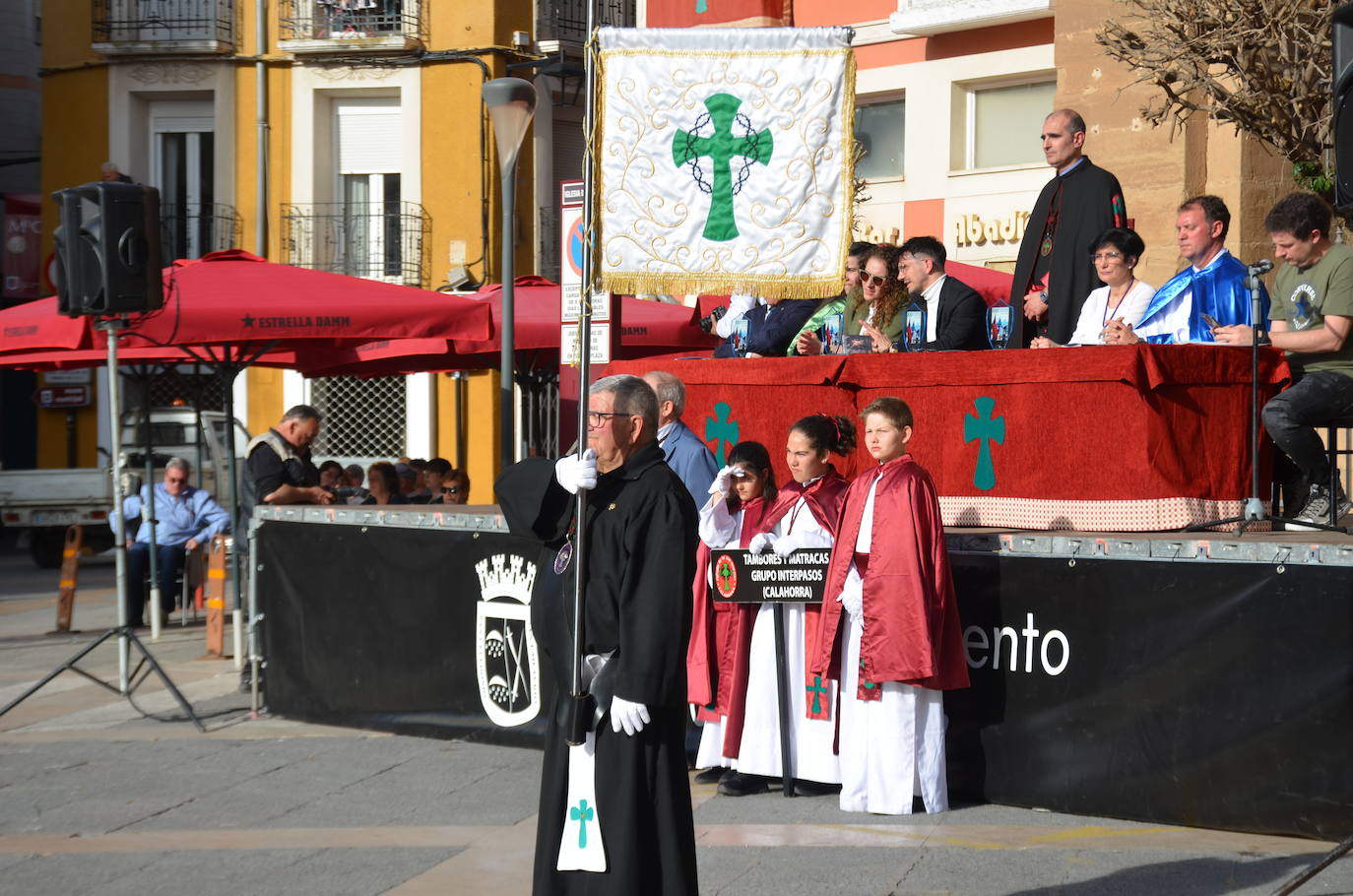 Los tambores de Semana Santa suenan en Calahorra