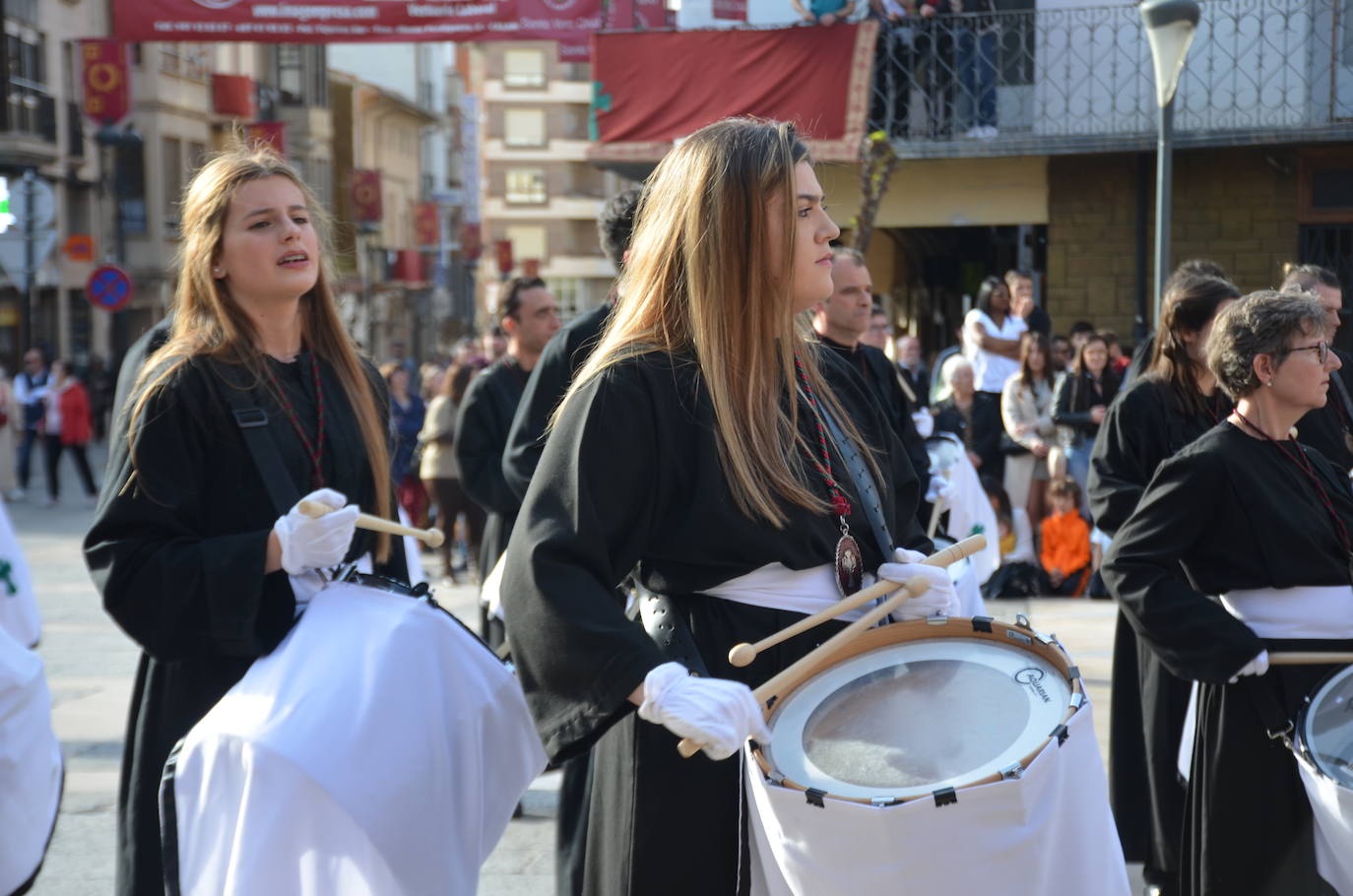 Los tambores de Semana Santa suenan en Calahorra