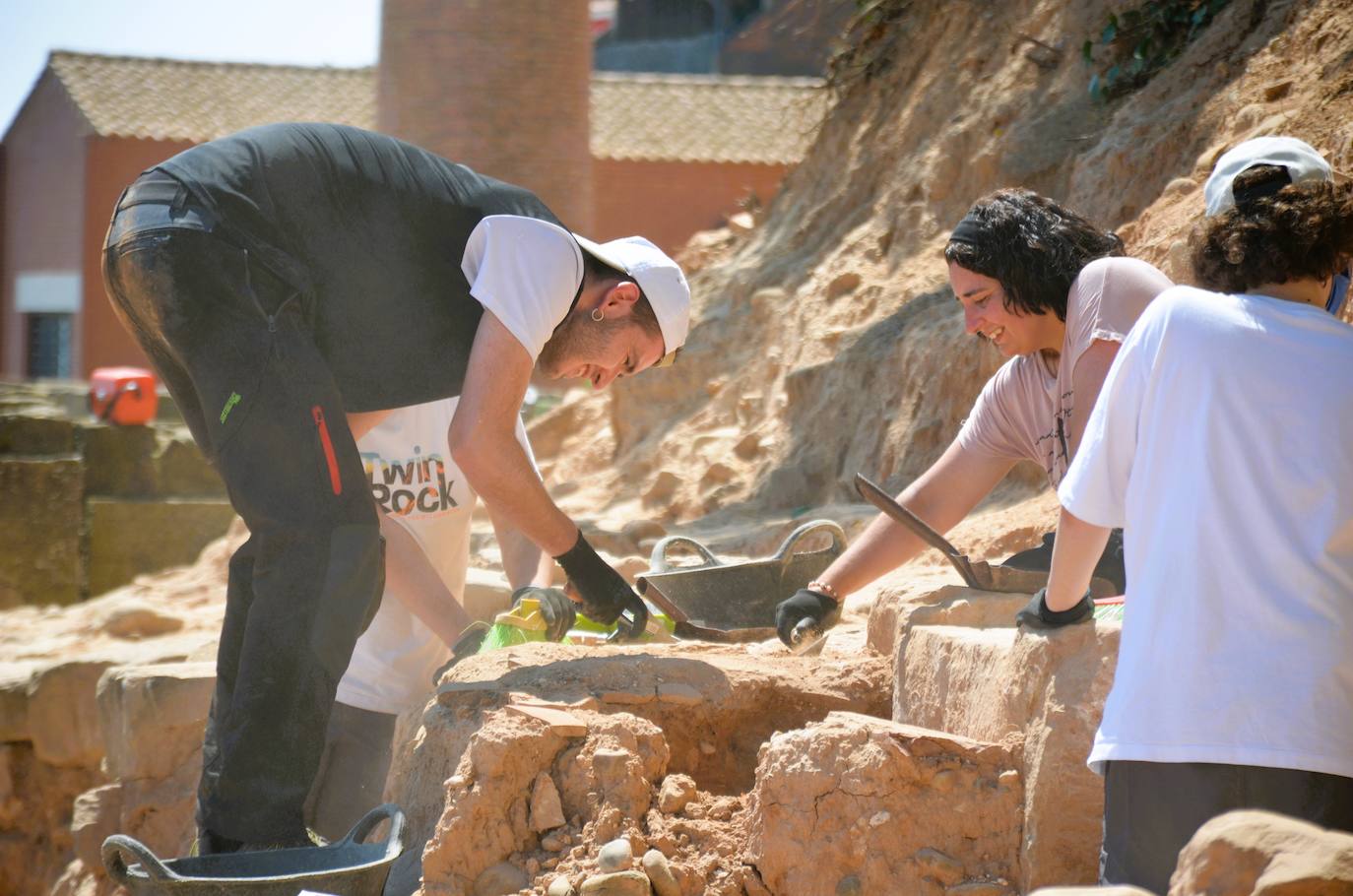 Excavaciones realizadas en el yacimiento de La Clínica el pasado año.