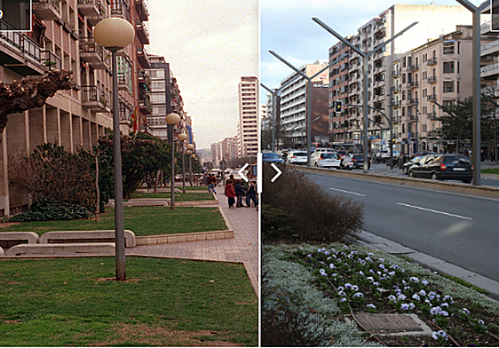 Vieja y nueva Gran Vía