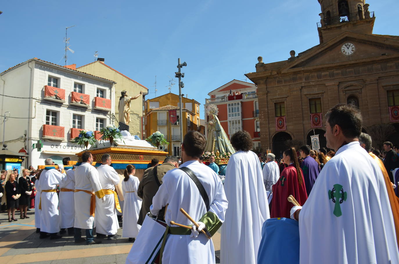 Procesión del Resucitado en Calahorra