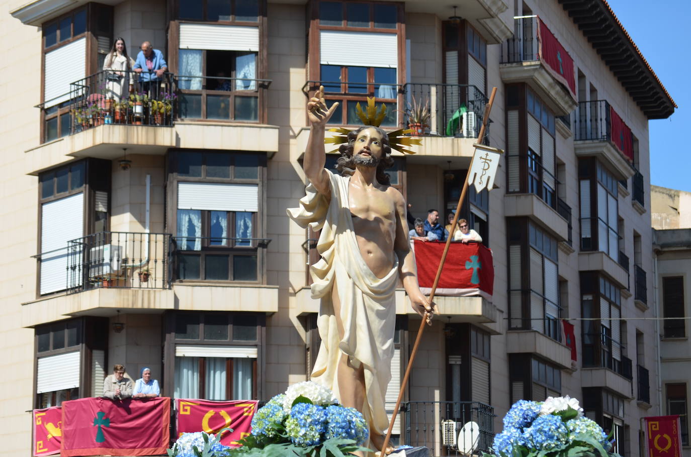 Procesión del Resucitado en Calahorra