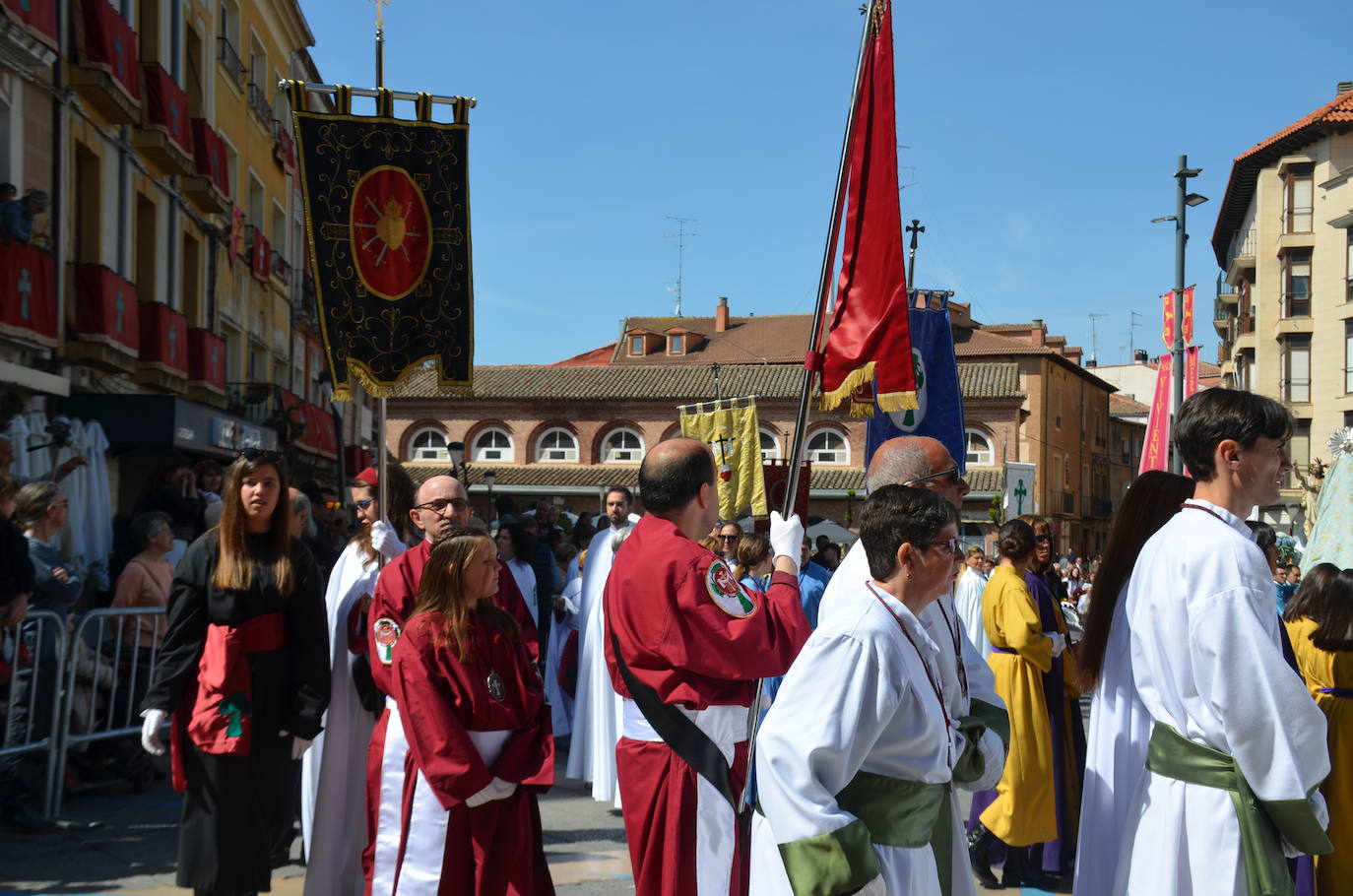 Procesión del Resucitado en Calahorra