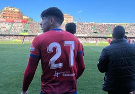 Sergio Moriones en el momento de debutar en Castalia.