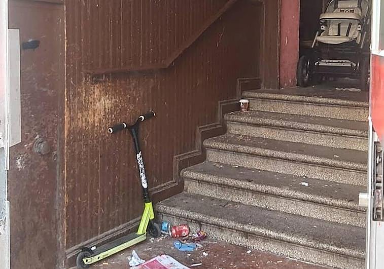 Portal donde ocurrieron los hechos.