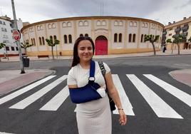 María, junto a la plaza de toros de Calahorra.