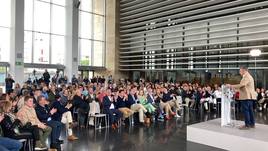 Acto del Partido Popular en Riojafórum donde se ha hecho pública la lista de candidatos al Ayuntamiento de Logroño para las elecciones del 28M.