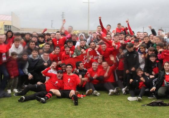 Celebración calceatense en El Rollo.