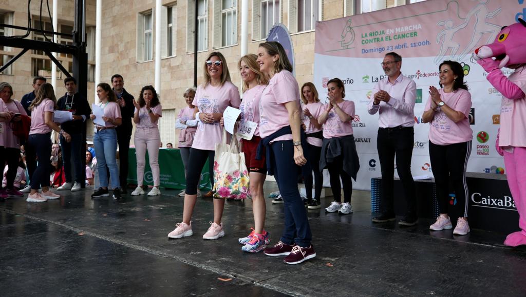 Podio de la Carrera de la Mujer