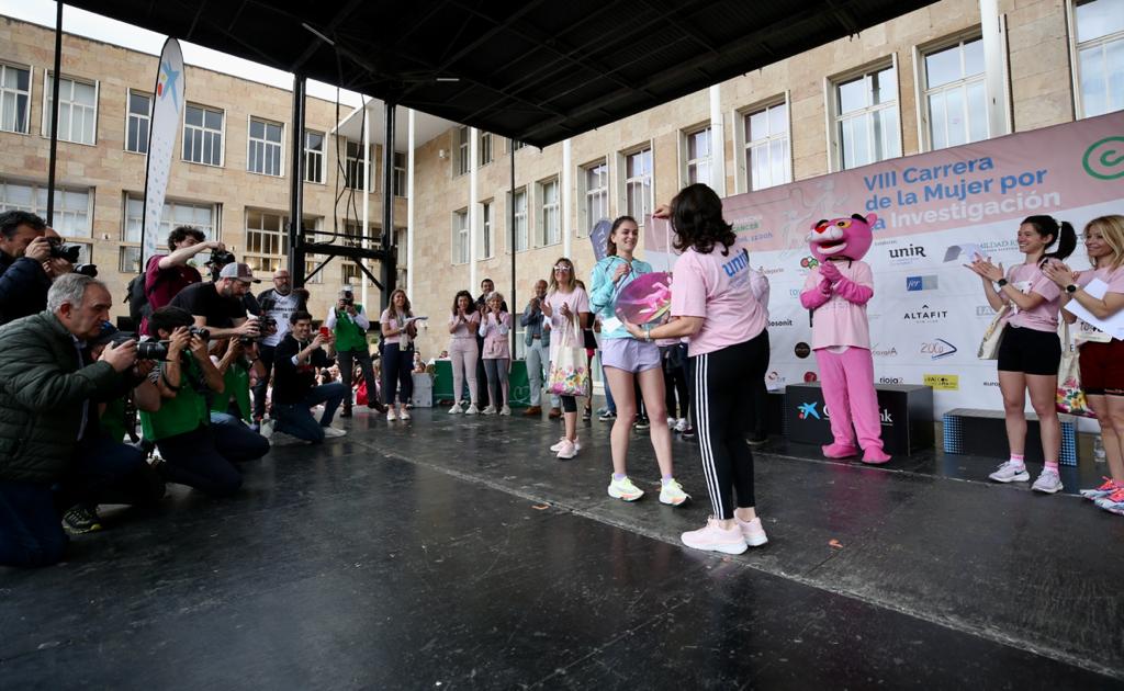 Podio de la Carrera de la Mujer