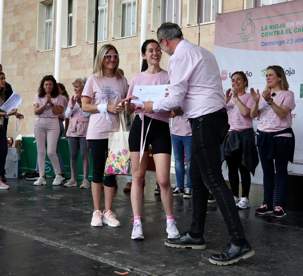 Podio de la Carrera de la Mujer