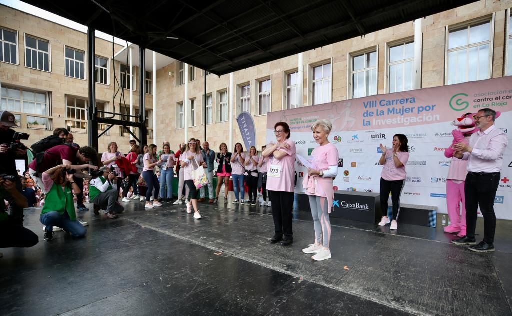 Podio de la Carrera de la Mujer