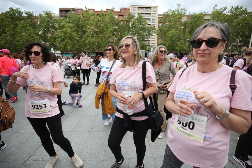 Clase de zumba tras la Carrera de la Mujer de Logroño