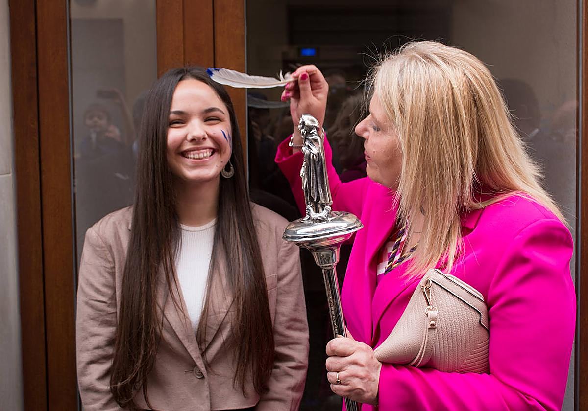 Pintado de las doncellas en Santo Domingo