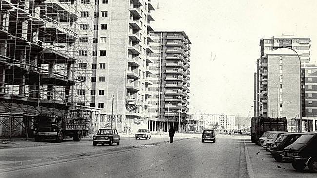 Imagen antes - Un barrio crece hacia el cielo