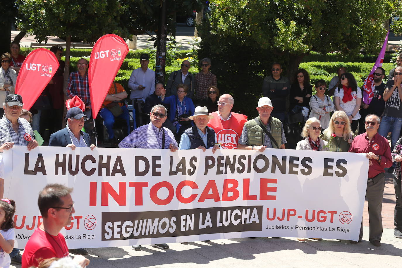 La manifestación del Primero de Mayo en Logroño