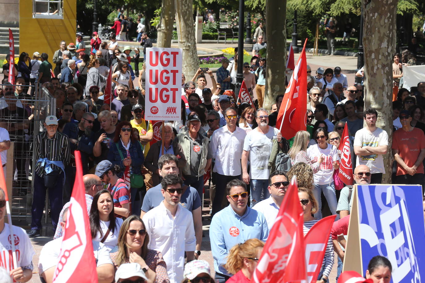 La manifestación del Primero de Mayo en Logroño