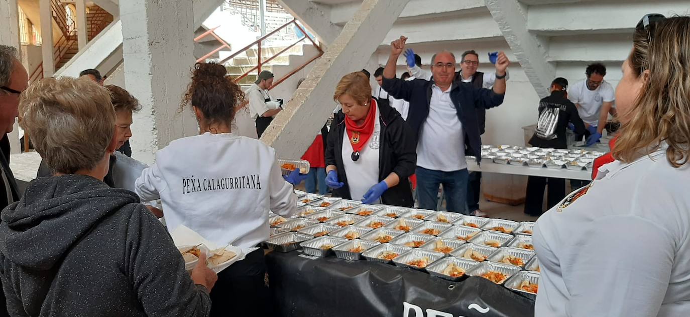 Degustación de pinchos de las peñas en Calahorra