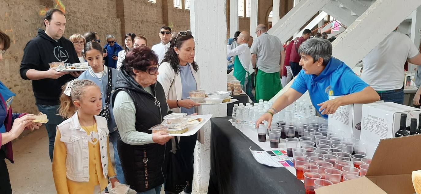 Degustación de pinchos de las peñas en Calahorra