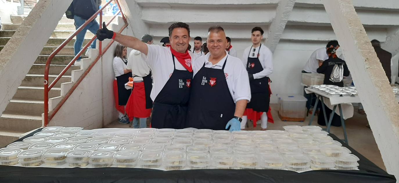 Degustación de pinchos de las peñas en Calahorra