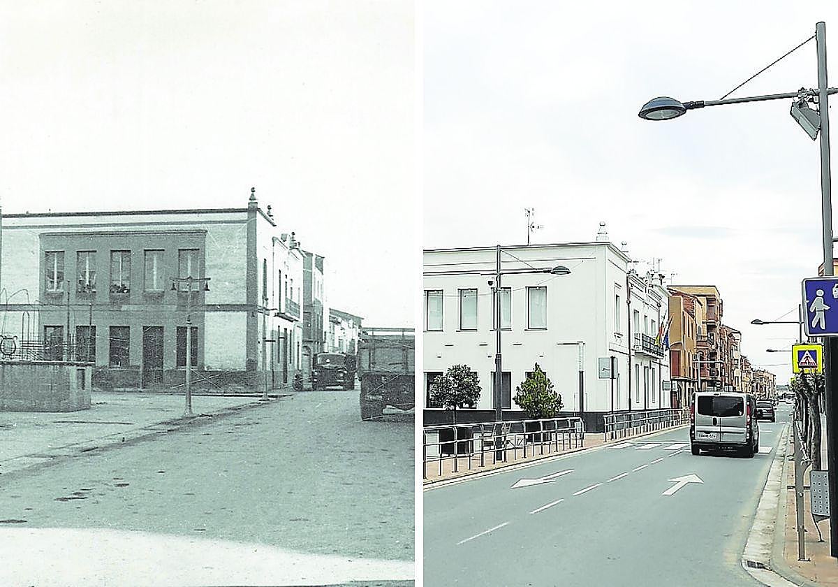 El ayer y hoy del centro de Rincón de Soto