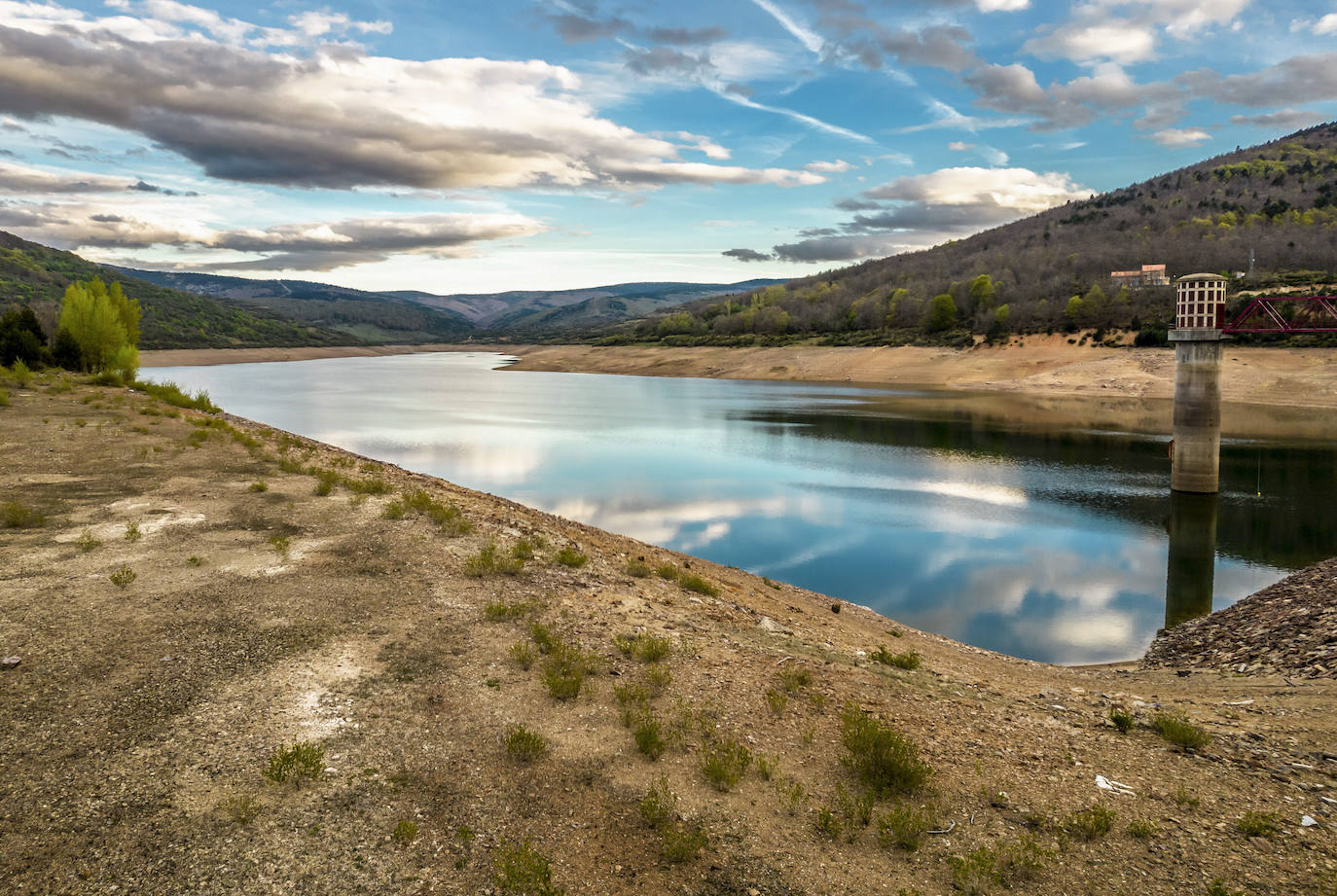 Situación del embalse de Pajares.