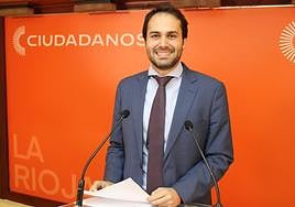 El candidato de Ciudadanos a la presidencia del Gobierno de La Rioja, Ángel Íñiguez