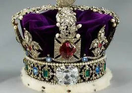 Imagen de la corona real británica.