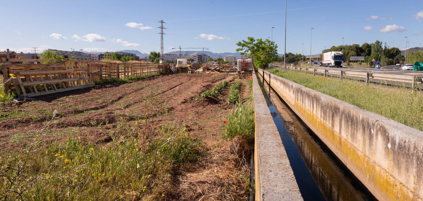 Las huertas sin autorización del Camino Viejo de Lardero