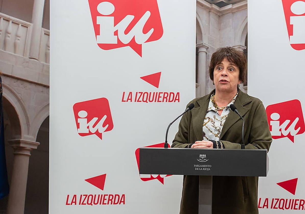 Henar Moreno, durante una rueda de prensa.