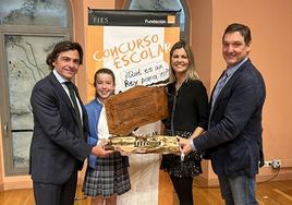 Una calahorrana de 6º de Primaria gana el certamen '¿Qué es un rey para ti?' en La Rioja