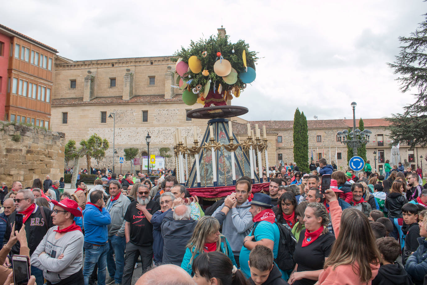 La Rueda, la otra procesión de Santo Domingo