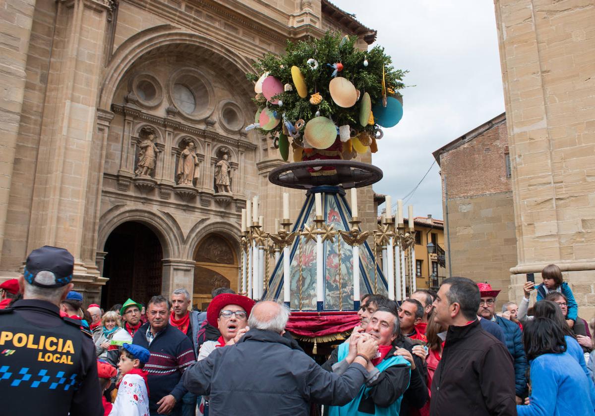 La Rueda, la otra procesión de Santo Domingo