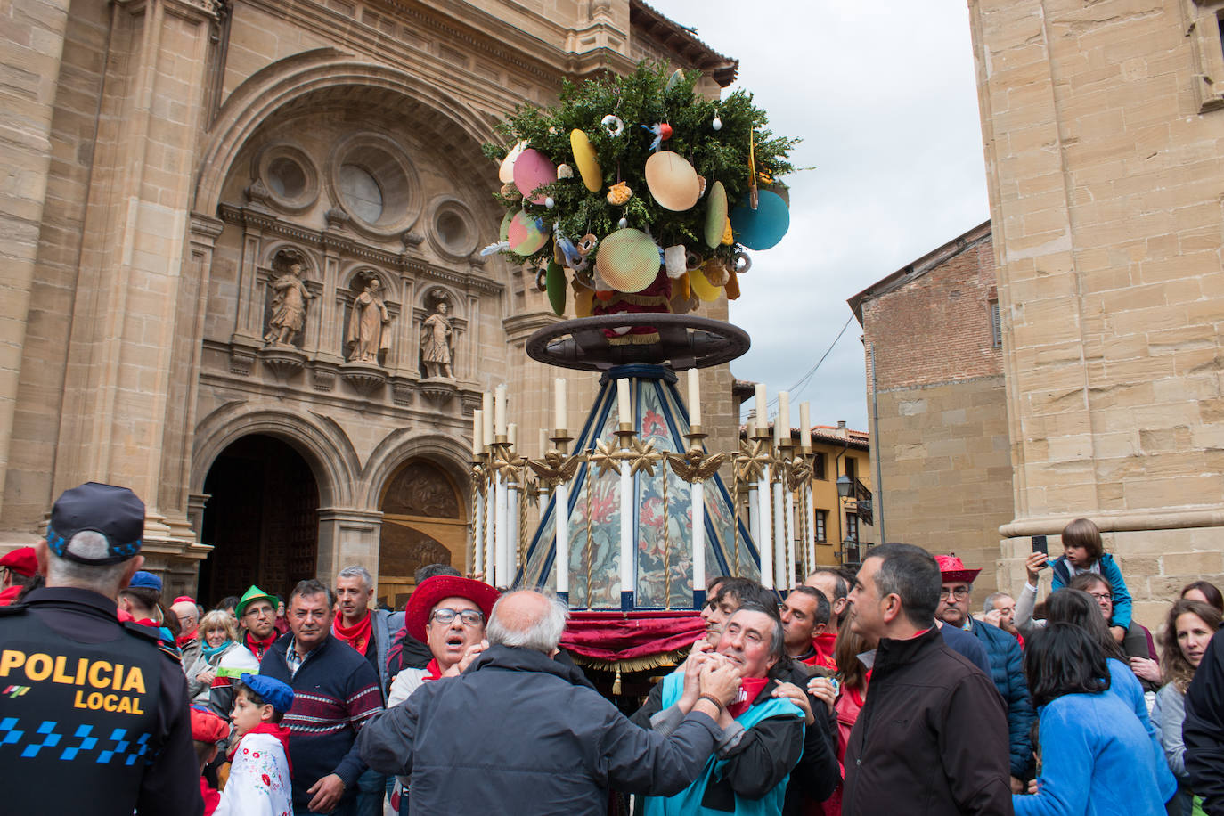 La Rueda, la otra procesión de Santo Domingo