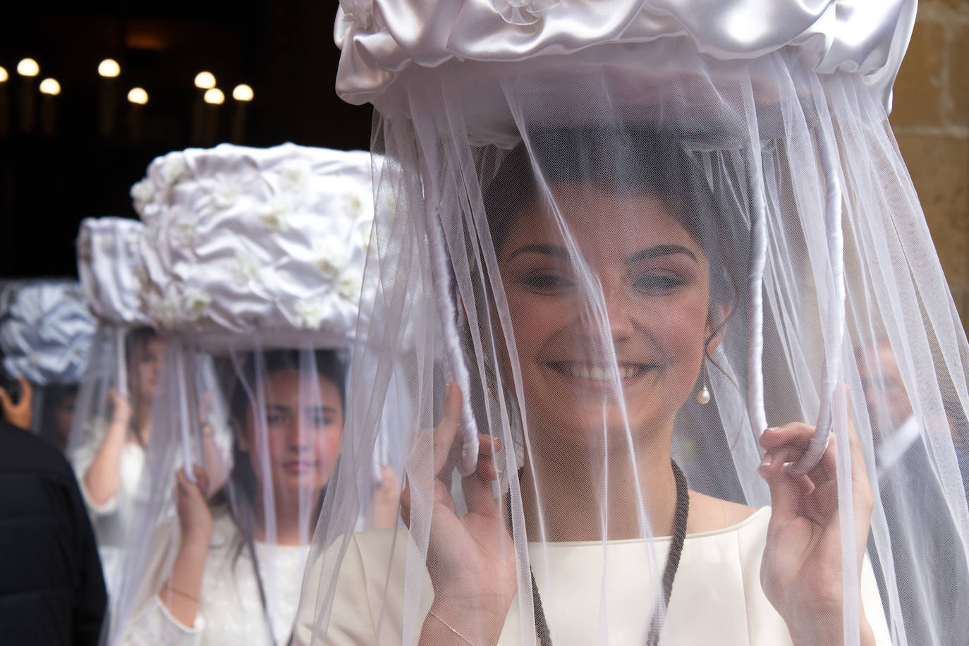 La procesión de las doncellas en Santo Domingo