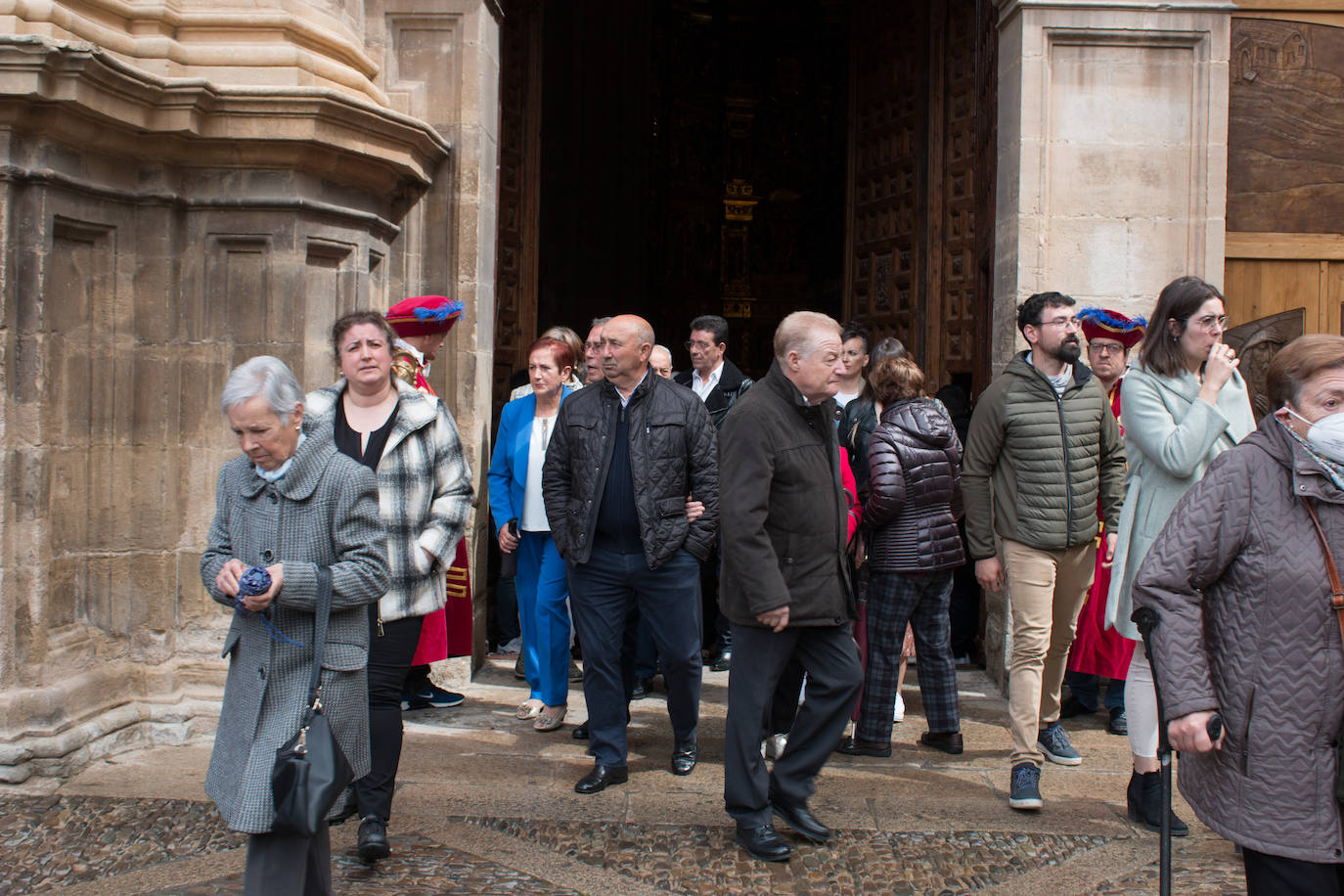Santo Domingo se vuelca con su patrón