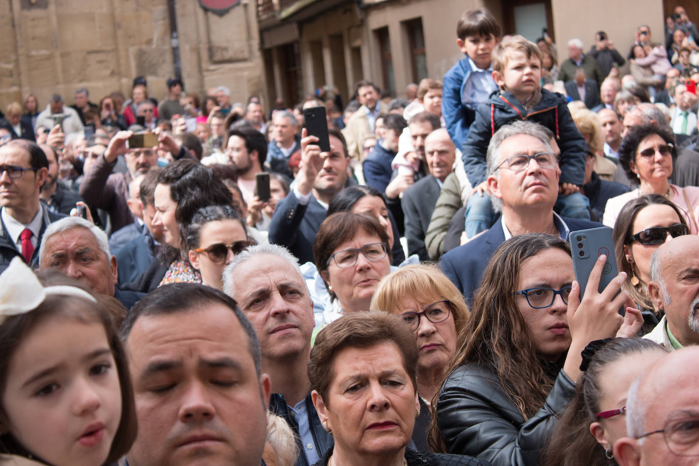 Santo Domingo se vuelca con su patrón