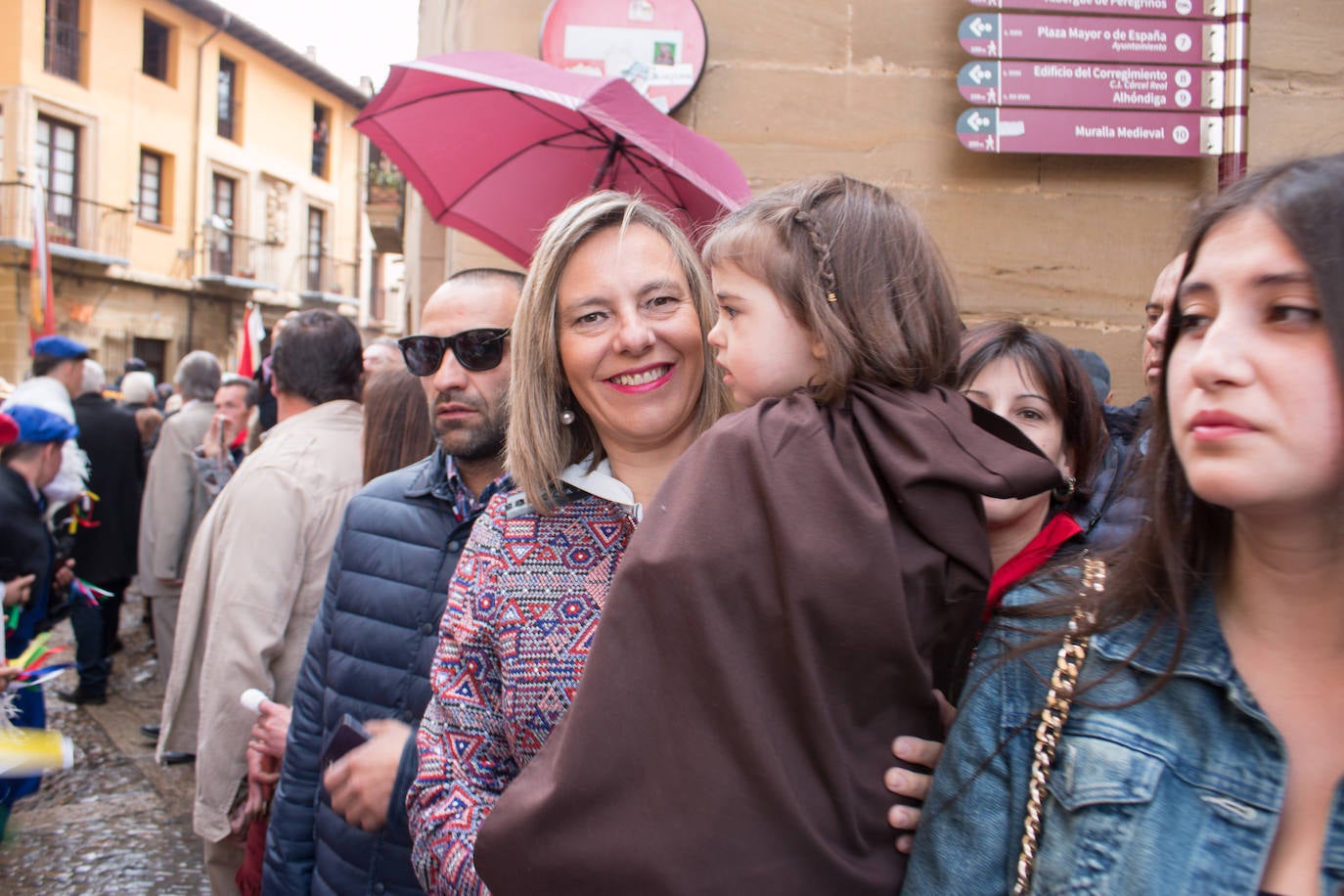 Santo Domingo se vuelca con su patrón