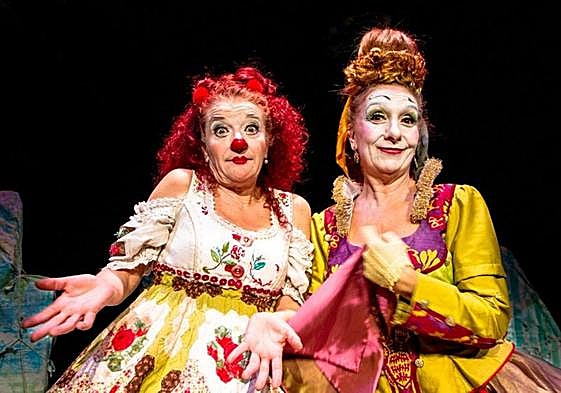 Pepa Plana y Clara del Ruste en 'Voces que no ves'.